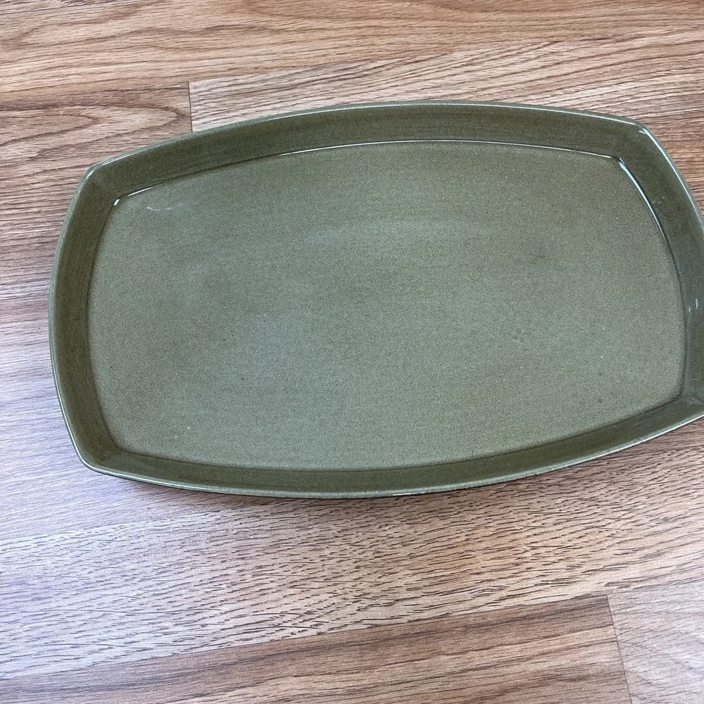 Vintage Franciscan Discovery Tahiti Serving Bowl and Platter Set MCM - Excellent